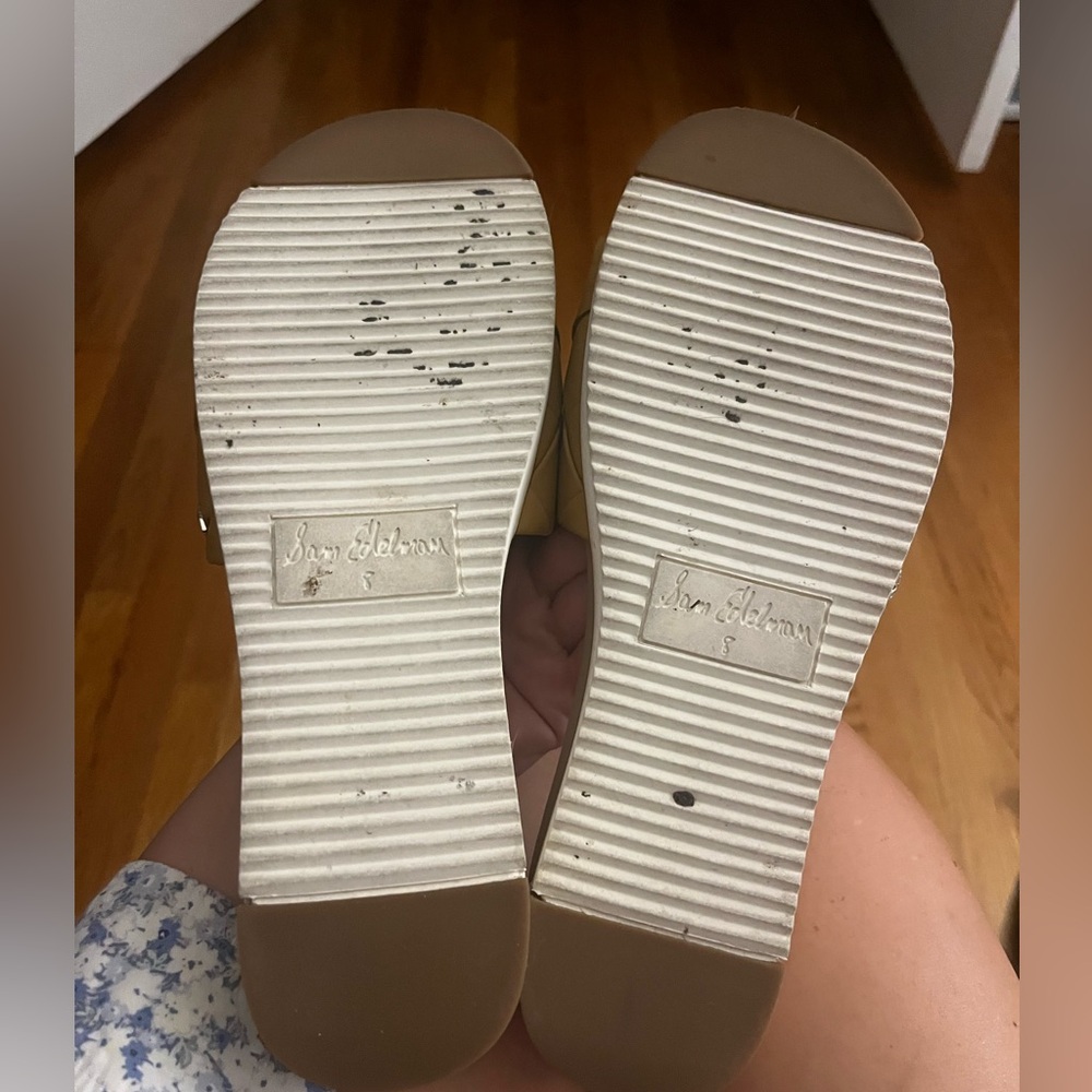 Sam Edelman Camel Woven Slides - Picture 3 of 4